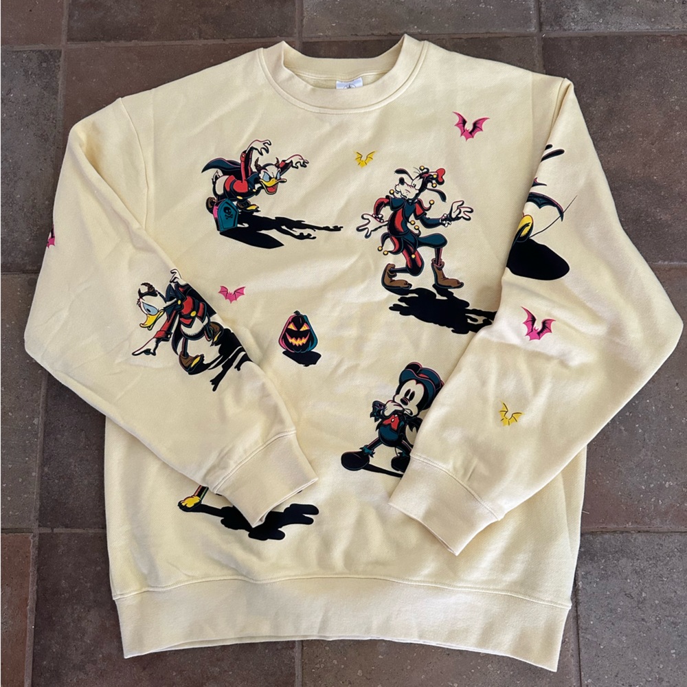 Disney Mickey Mouse and Friends Halloween Pullover Sweatshirt for Adults